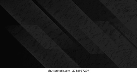 Abstract Dark Grey Textured Background with Dynamic Diagonal Shapes