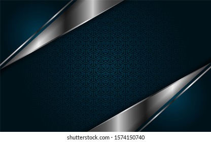 abstract dark navy background with silver lines
