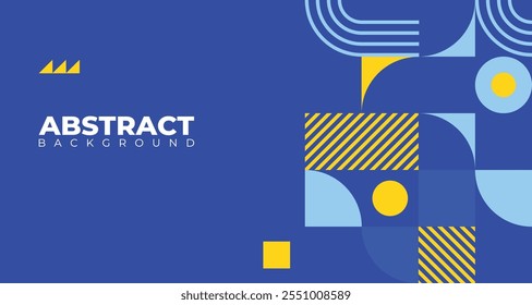 Abstract dark navy blue geometric  shape background pattern. Vector for presentation design. Suit for business, corporate, institution, party, festive, seminar, and talks. Vector illustration