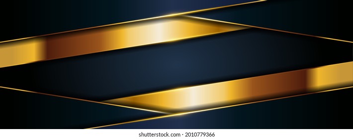 Resumen Fondo de lujo de la Marina Oscura combinado con elemento dorado.