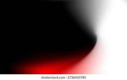 Abstract Dark noise Gradient with Vivid Red Accent. 

High Contrast Black and White Motion Blur Backgroun. Abstract flowing gradient with central red glow. Dark Mode Gradient for UI Design
