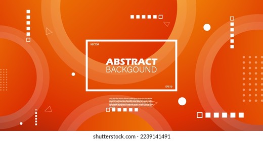 abstract dark orange background with simple lines.colorful orange design. cool and modern with shadow concept. Eps10 vector