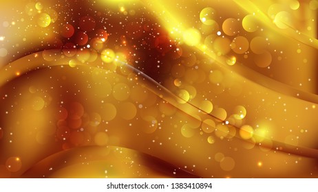 Abstract Dark Orange Blur Lights Background