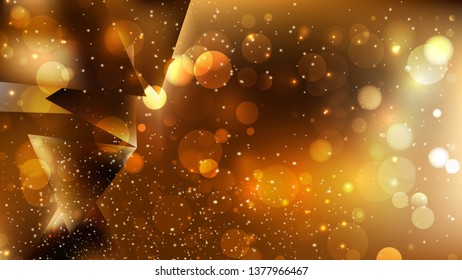 Abstract Dark Orange Blurry Lights Background Design