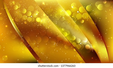Abstract Dark Orange Bokeh Lights Background Image