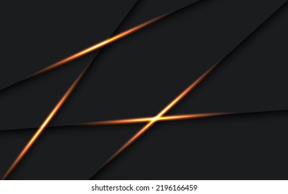 abstract dark orange cross light and shadow triangle decoration background. eps10 vector