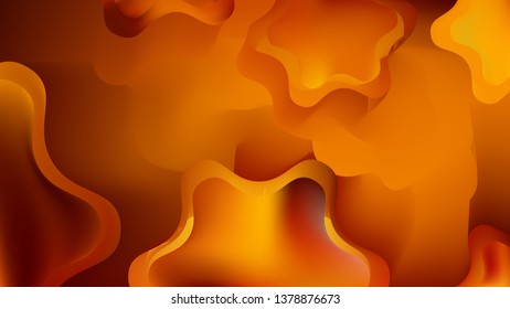 Abstract Dark Orange Graphic Background
