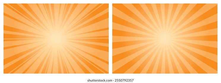 Abstract Dark Orange Sand Yellow Sunburst background. Editable Sunburst background, Sunburst, Sunbeam