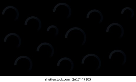 Abstract Dark Pattern with Semi-circles