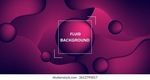 abstract dark Pink fluid liquid gradient background, business technology digital communication template, illustration element, future banner poster cover pattern creative graphic vector