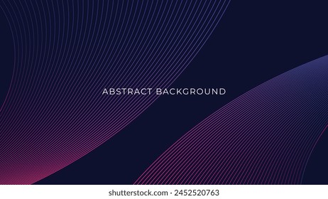 Abstractas fondo de líneas de color rosa oscuro. Plantilla de diseño de Anuncio.