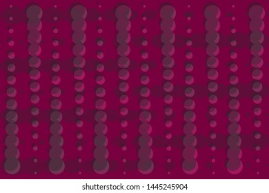 Abstract dark pink red circles pattern background