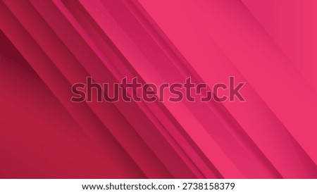 Abstract Dark Pink and Red Diagonal Lines Background with 3D Layered Effect Vector Illustration for Wallpaper or Banner