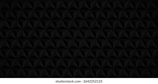 abstract dark polygon pattern in seamless geometric vector background design