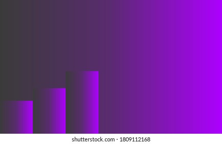 Abstract dark purple background and color gradient, suitable for banner, mockup, cover. vector illustration