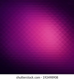 Abstract Dark Purple Background, Geometric Style Design