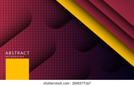 Abstract dark purple background vector overlap layer on dark space for background design. Illustration Vector design digital technology concept.