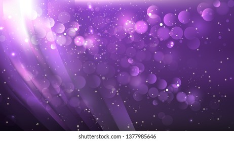 Abstract Dark Purple Blurred Bokeh Background Vector