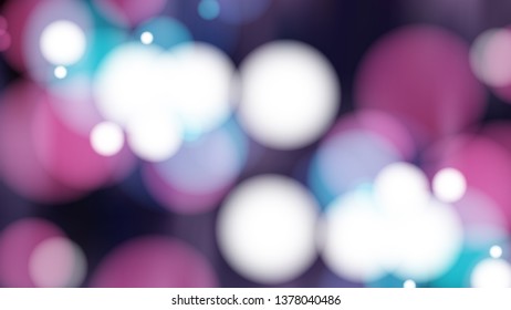 Abstract Dark Purple Bokeh Background Graphic