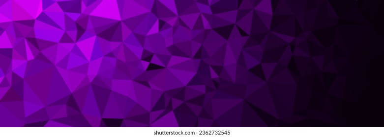 abstract dark purple colorful geometric background with triangles shape