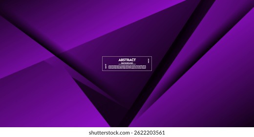Abstract dark purple frame 3D background. Overlapping squares with shadow pattern. Vector Eps10