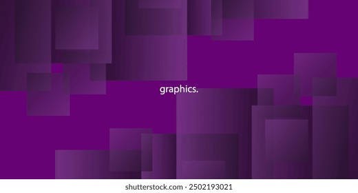 Abstract dark purple futuristic design,. Overlapping squares with overlay line pattern. With a dark purple background.  Eps10