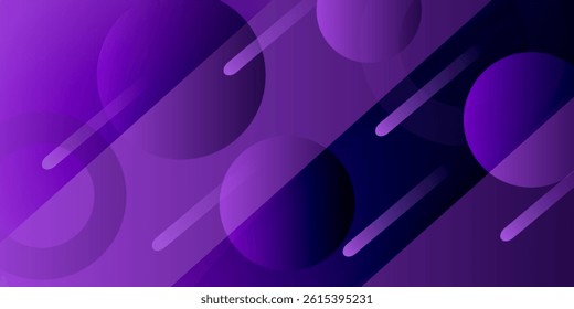 Abstract dark purple geometric 3D background. Modern background dynamic shapes color pattern.