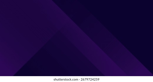 Fundo de gradiente geométrico roxo escuro abstrato. Fundo abstrato moderno com tons roxos profundos, formas geométricas diagonais e camadas de gradiente suave. Para uso em design digital, cartazes, banners