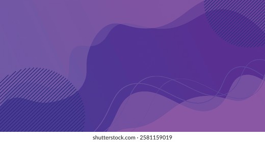 Abstract dark purple gradient wave liquid geometric background modern with fluid style gradient color. Suitable for banner, flyer, and etc. modern background eps 10