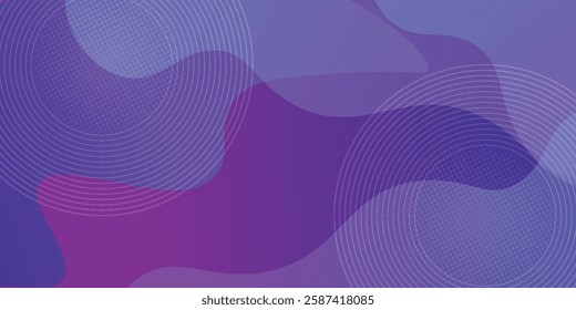 Abstract dark purple gradient wave liquid geometric background modern with fluid style gradient color. Suitable for banner, flyer, and etc. Eps10 vector