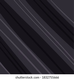 Resumen vector de fondo de grafito morado oscuro. Impresión diagonal gris oscuro rayada para cubierta, papel envolvente, tela, tarjetas. Diseño de sitios web en un estilo moderno y plano.