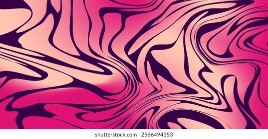 Abstract dark purple liquid background. Vector illustration for website, wallpaper, banner, poster