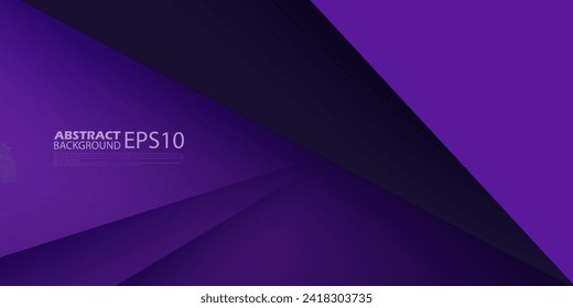 Abstract dark purple overlap background template vector with square papercut pattern. Purple background with shadow design. Eps10 vector