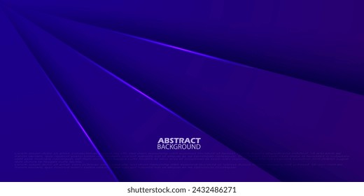 Abstract dark purple overlap background template vector with triangle papercut pattern. Purple background with shadow and lights design. Eps10 vector