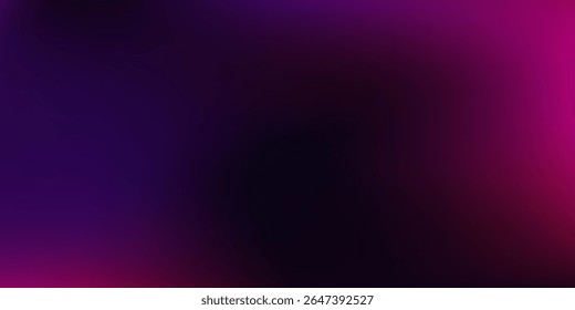 Abstract dark purple pink blue color gradient background blurred neon color flow simple art modern design