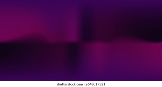 Abstract dark purple pink blue color gradient background blurred neon color flow simple art modern design. vecto