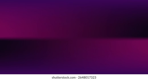 Abstract dark purple pink blue color gradient background blurred neon color flow simple art modern design. vecto