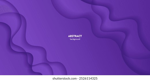 Abstract dark purple shadow wave background with simple shape elements. Full purple design in the background. Elegant concept.