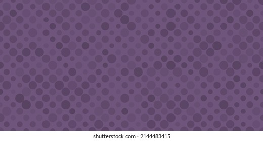 Abstract Dark Purple Spotted Pixels Pattern - Geometric Mosaic Texture, Generative Art, Vector Background