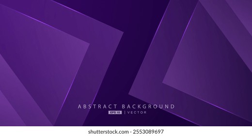 Abstractas diseño gráfico de fondo de superposición cuadrado púrpura oscuro. Elementos de fondo púrpura. Vector Eps10