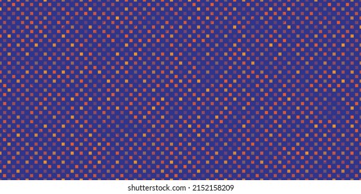 Abstract Dark Purple Squares Surface, Pattern with Random Colors and Shades - Geometric Mosaic Texture - Generative Art, Vector Background Design