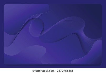 Un Fondo de pantalla púrpura oscuro abstracto con una red de líneas finas y un diseño fluido