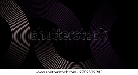 Abstract Dark Purple-Pink Waving Lines Technology Background. Black-Violet Gradient With Glowing Lines Shiny Geometric Shape and Diagonal, for Brochure, Cover, Poster, Banner, Website, Header