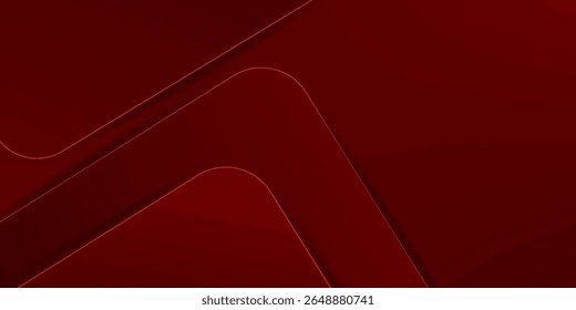 Abstract dark red arrow overlap on background.