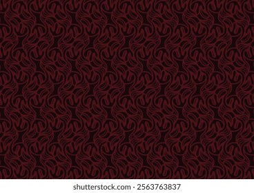 Abstract dark red art pattern line background vector illustration.