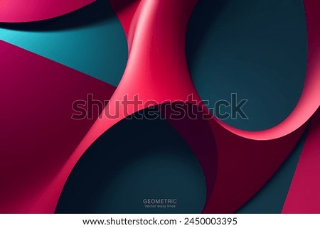 Abstract Dark Red Background. colorful wavy design wallpaper. creative graphic 3d illustration. trendy fluid cover with dynamic shapes flow.