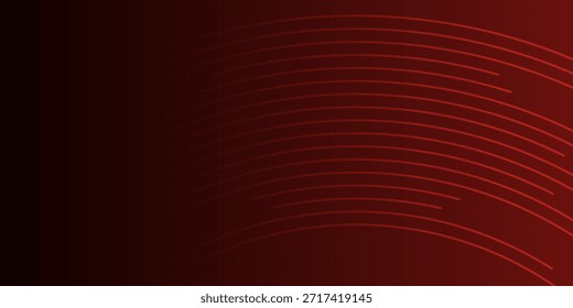 Abstrakter dunkelroter Hintergrund mit gekrümmten Linien und modernem Farbverlauf-Design