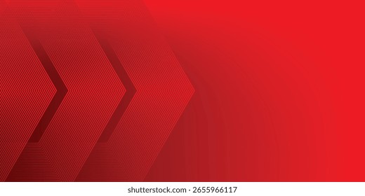 Fondo rojo oscuro abstracto mínimo, fondo digital de superposición creativa abstracta, Vector de concepto de página de aterrizaje moderno. ilustración de Vector hexagonal.