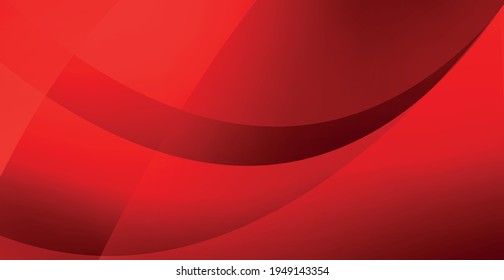 Abstract dark red background, wavy lines - Vector illustration