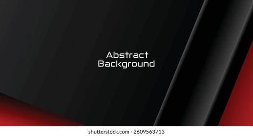 Abstract Dark Red and Black Vector Background.